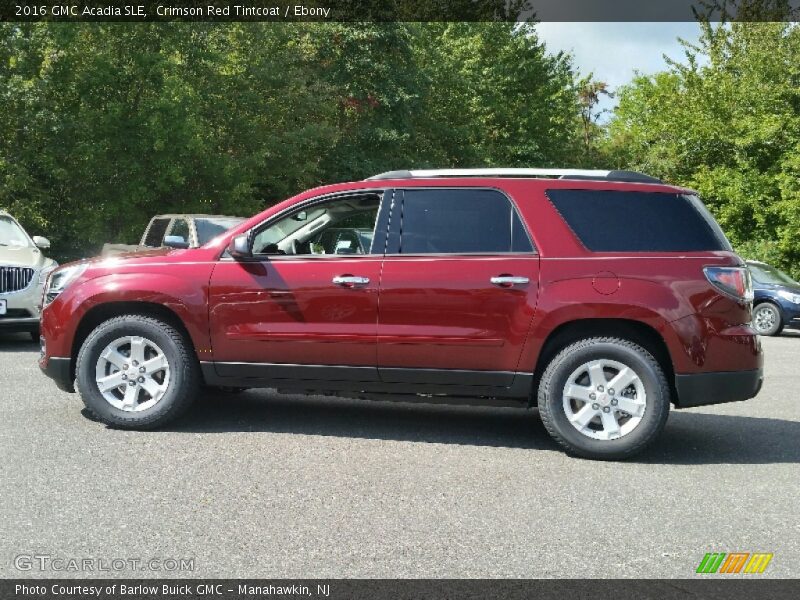 Crimson Red Tintcoat / Ebony 2016 GMC Acadia SLE