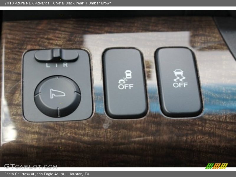 Crystal Black Pearl / Umber Brown 2010 Acura MDX Advance