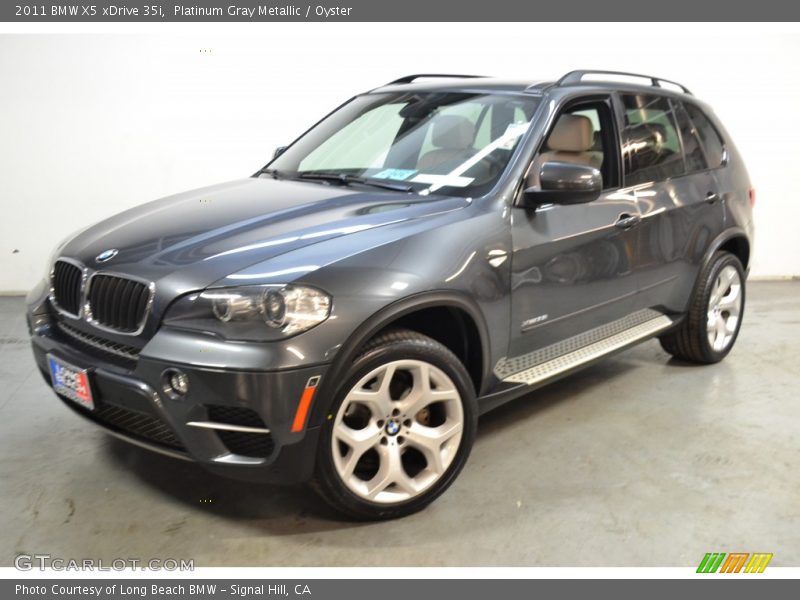 Platinum Gray Metallic / Oyster 2011 BMW X5 xDrive 35i