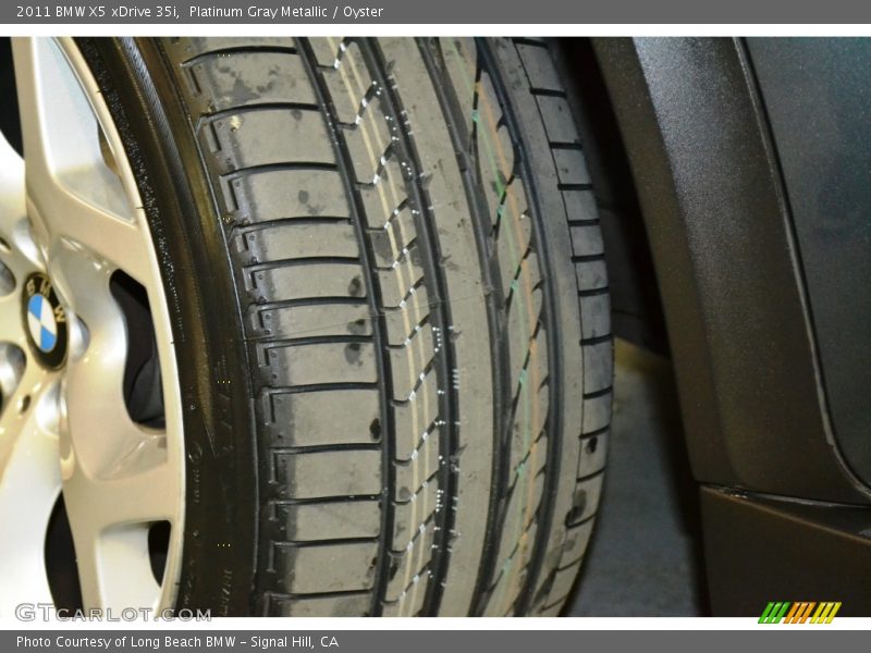 Platinum Gray Metallic / Oyster 2011 BMW X5 xDrive 35i