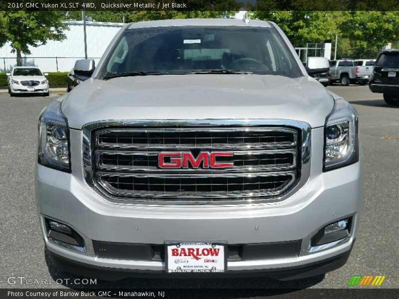 Quicksilver Metallic / Jet Black 2016 GMC Yukon XL SLT 4WD