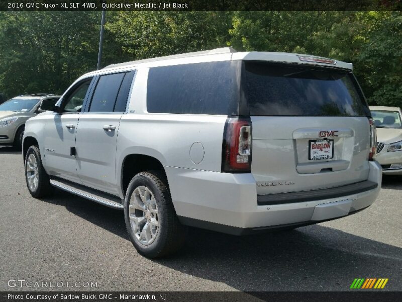 Quicksilver Metallic / Jet Black 2016 GMC Yukon XL SLT 4WD