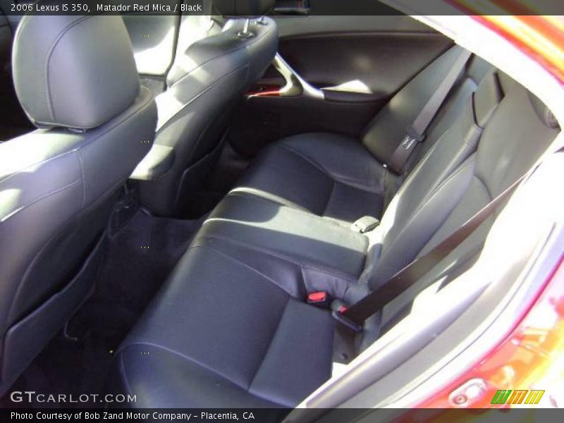 Matador Red Mica / Black 2006 Lexus IS 350