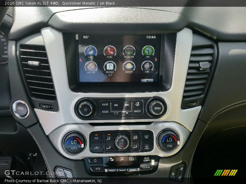 Quicksilver Metallic / Jet Black 2016 GMC Yukon XL SLT 4WD