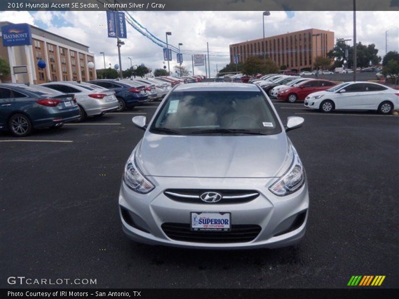 Ironman Silver / Gray 2016 Hyundai Accent SE Sedan