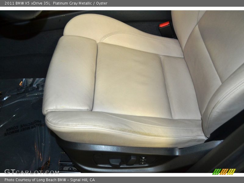 Platinum Gray Metallic / Oyster 2011 BMW X5 xDrive 35i
