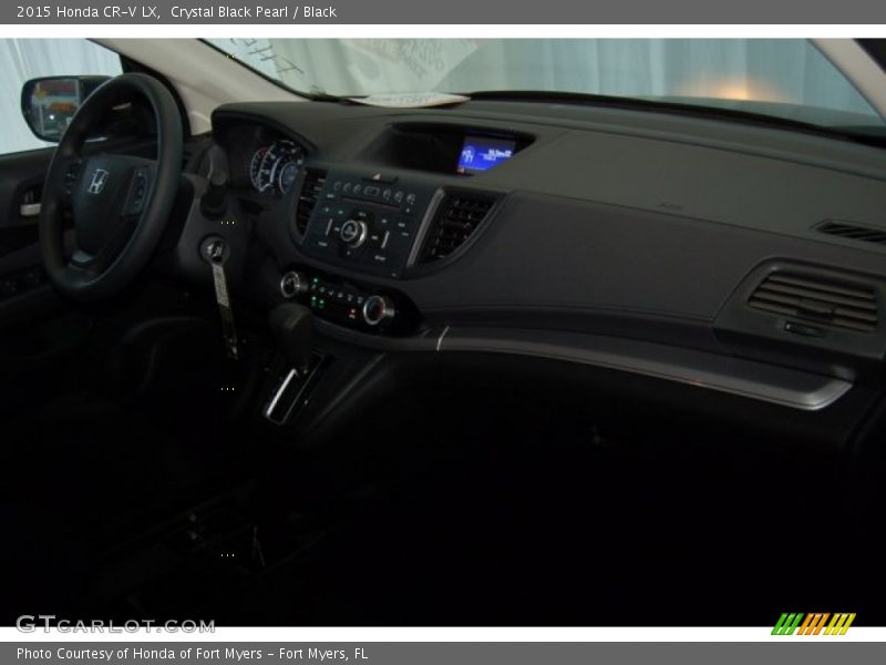 Crystal Black Pearl / Black 2015 Honda CR-V LX
