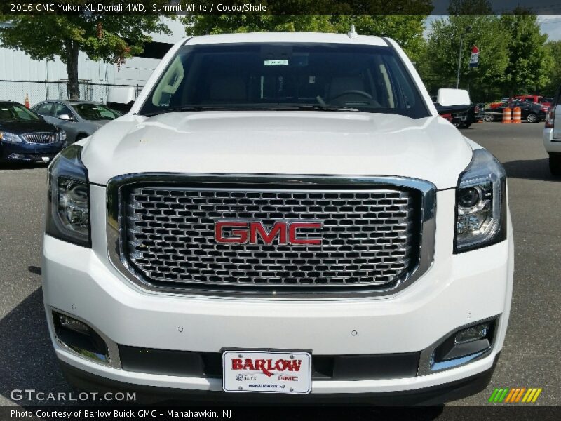 Summit White / Cocoa/Shale 2016 GMC Yukon XL Denali 4WD