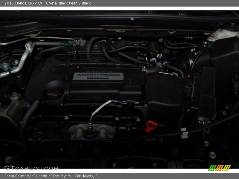 Crystal Black Pearl / Black 2015 Honda CR-V LX