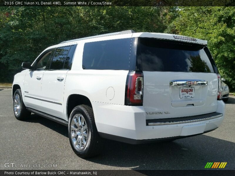 Summit White / Cocoa/Shale 2016 GMC Yukon XL Denali 4WD