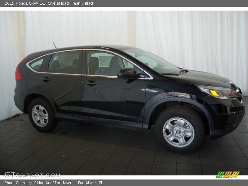 Crystal Black Pearl / Black 2015 Honda CR-V LX
