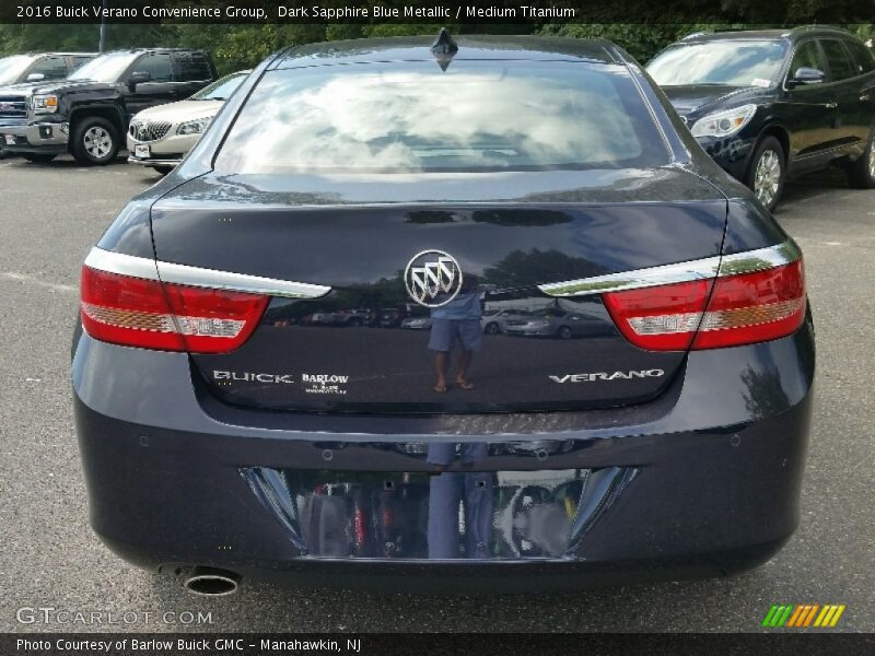 Dark Sapphire Blue Metallic / Medium Titanium 2016 Buick Verano Convenience Group