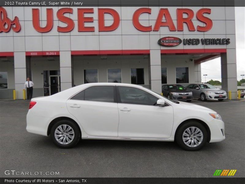 Super White / Ivory 2012 Toyota Camry LE
