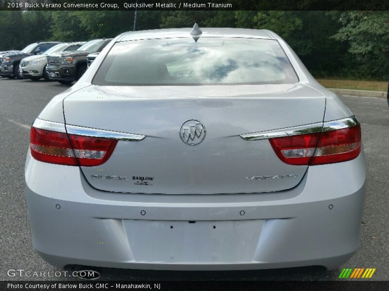 Quicksilver Metallic / Medium Titanium 2016 Buick Verano Convenience Group