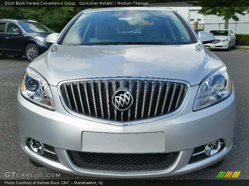 Quicksilver Metallic / Medium Titanium 2016 Buick Verano Convenience Group