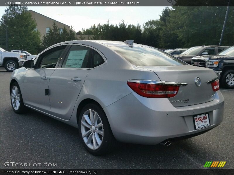 Quicksilver Metallic / Medium Titanium 2016 Buick Verano Convenience Group