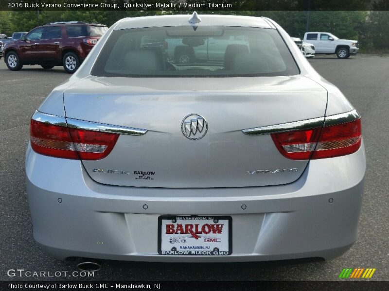 Quicksilver Metallic / Medium Titanium 2016 Buick Verano Convenience Group