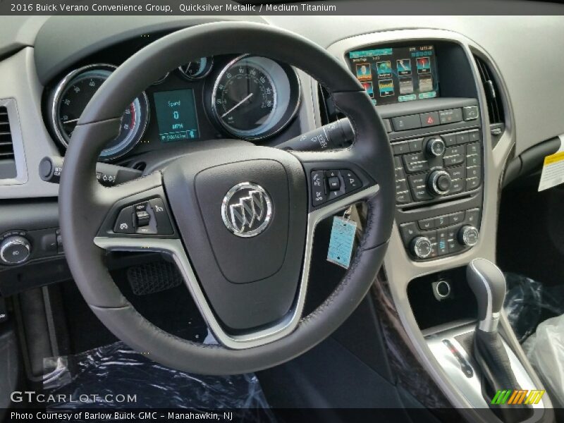 Quicksilver Metallic / Medium Titanium 2016 Buick Verano Convenience Group