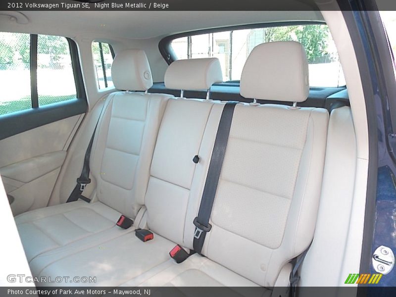 Night Blue Metallic / Beige 2012 Volkswagen Tiguan SE