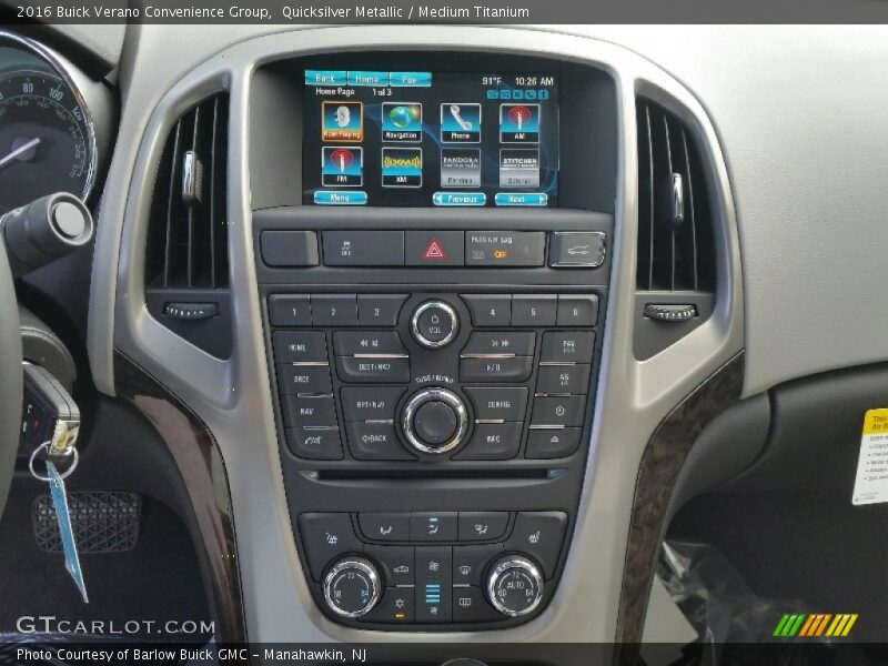 Quicksilver Metallic / Medium Titanium 2016 Buick Verano Convenience Group