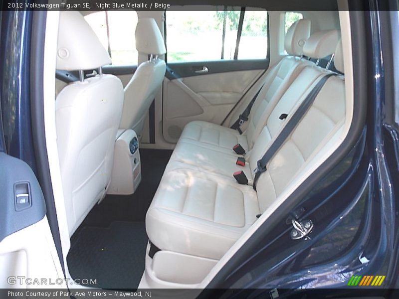 Night Blue Metallic / Beige 2012 Volkswagen Tiguan SE