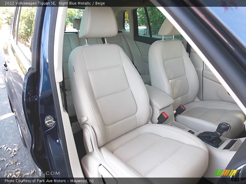 Night Blue Metallic / Beige 2012 Volkswagen Tiguan SE