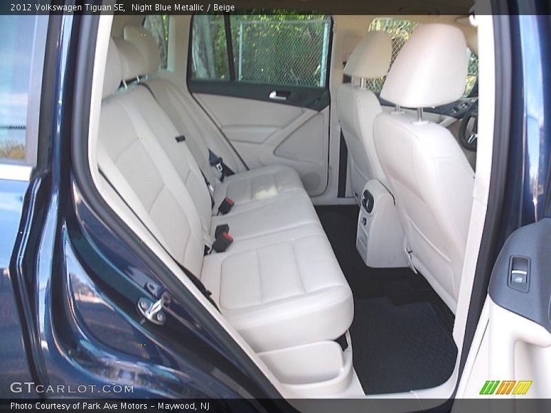 Night Blue Metallic / Beige 2012 Volkswagen Tiguan SE