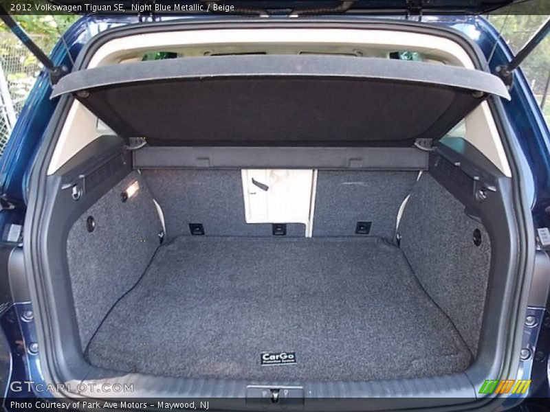 Night Blue Metallic / Beige 2012 Volkswagen Tiguan SE