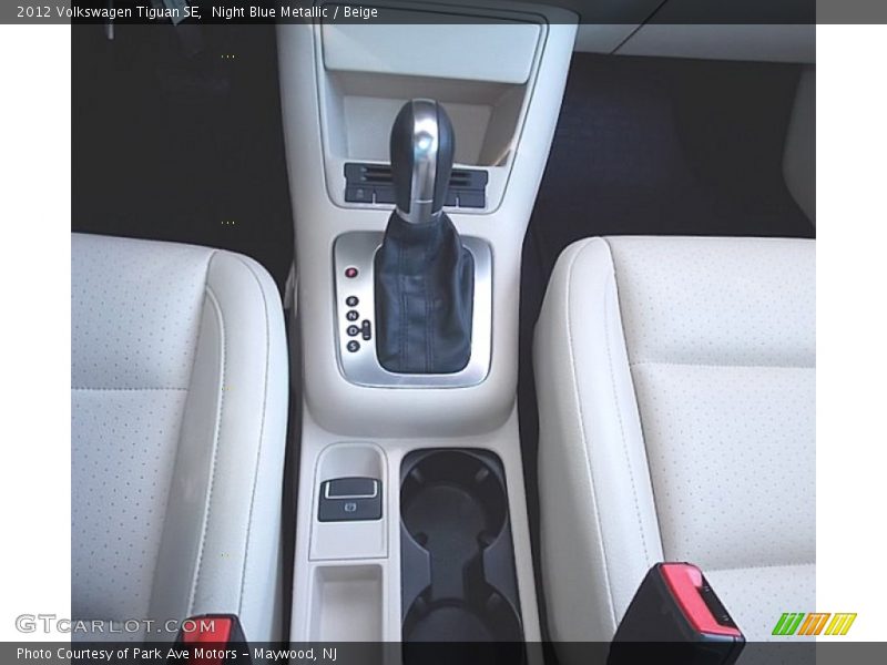 Night Blue Metallic / Beige 2012 Volkswagen Tiguan SE
