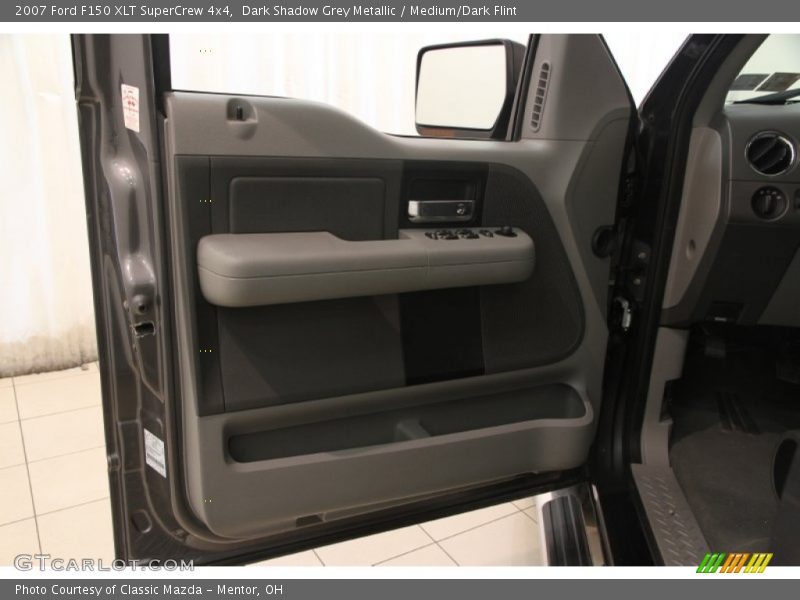 Dark Shadow Grey Metallic / Medium/Dark Flint 2007 Ford F150 XLT SuperCrew 4x4