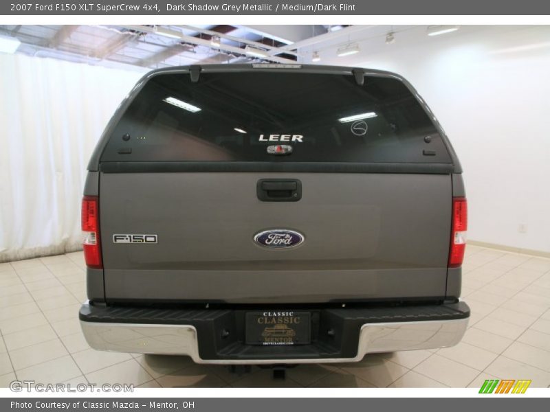 Dark Shadow Grey Metallic / Medium/Dark Flint 2007 Ford F150 XLT SuperCrew 4x4