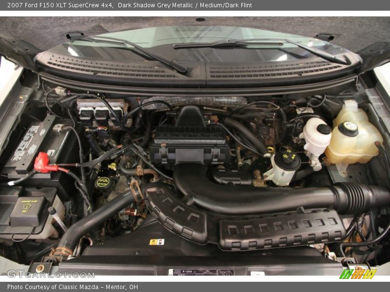 Dark Shadow Grey Metallic / Medium/Dark Flint 2007 Ford F150 XLT SuperCrew 4x4