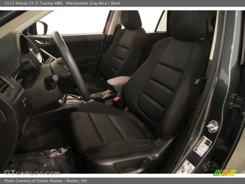 Metropolitan Gray Mica / Black 2013 Mazda CX-5 Touring AWD