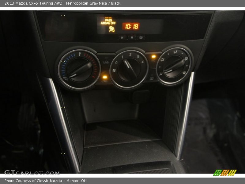 Metropolitan Gray Mica / Black 2013 Mazda CX-5 Touring AWD