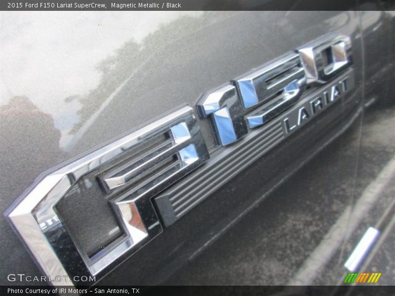 Magnetic Metallic / Black 2015 Ford F150 Lariat SuperCrew
