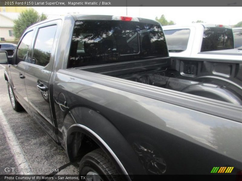 Magnetic Metallic / Black 2015 Ford F150 Lariat SuperCrew