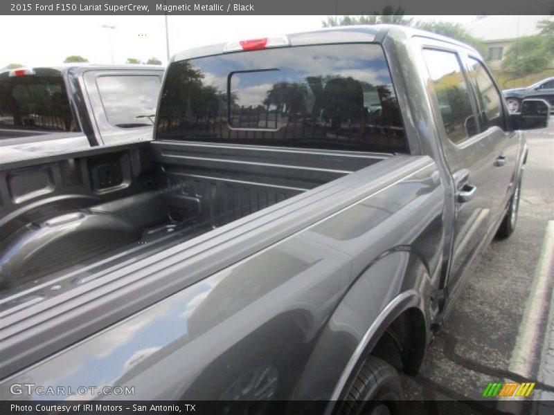 Magnetic Metallic / Black 2015 Ford F150 Lariat SuperCrew
