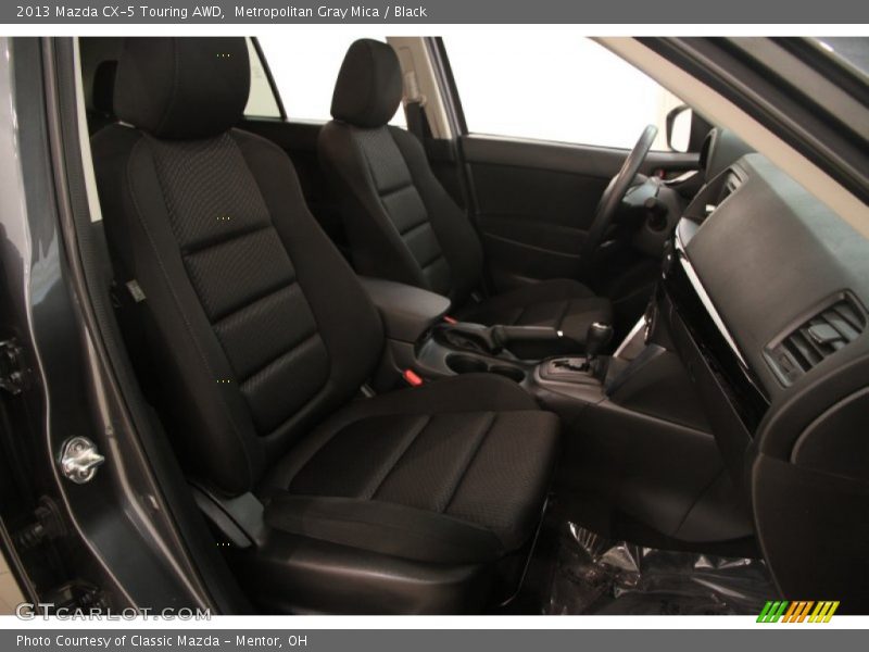 Metropolitan Gray Mica / Black 2013 Mazda CX-5 Touring AWD