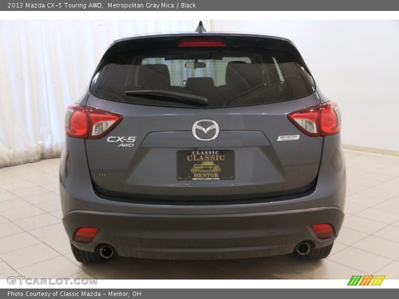 Metropolitan Gray Mica / Black 2013 Mazda CX-5 Touring AWD