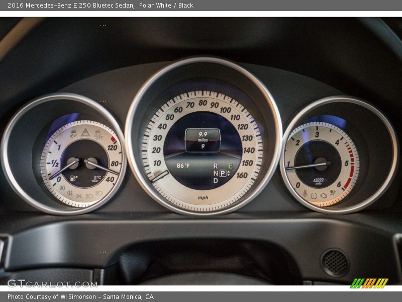  2016 E 250 Bluetec Sedan 250 Bluetec Sedan Gauges