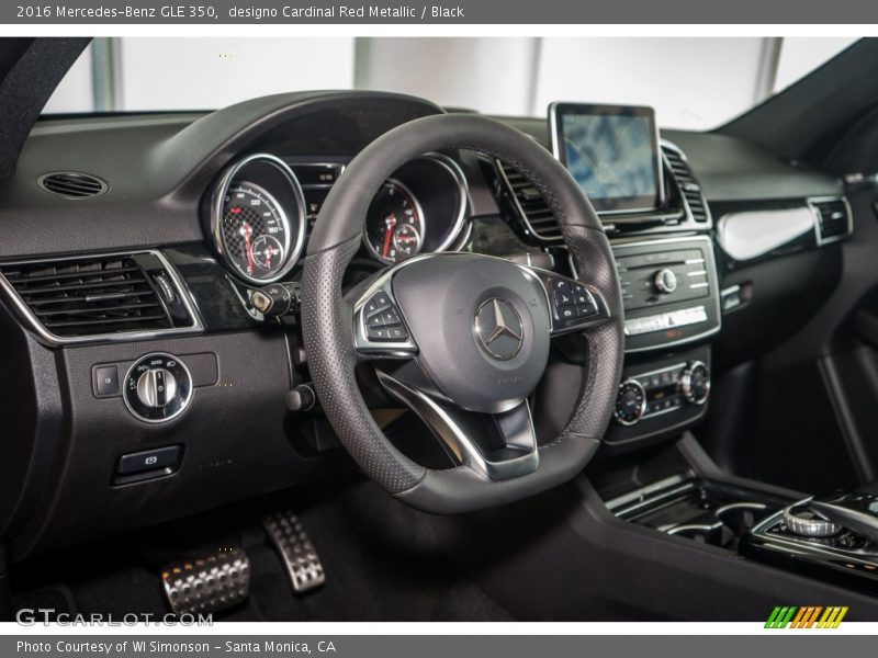 Dashboard of 2016 GLE 350