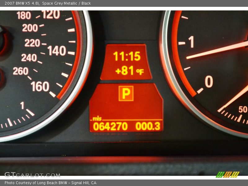 Space Grey Metallic / Black 2007 BMW X5 4.8i