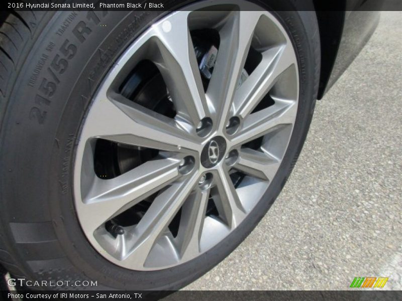 Phantom Black / Black 2016 Hyundai Sonata Limited