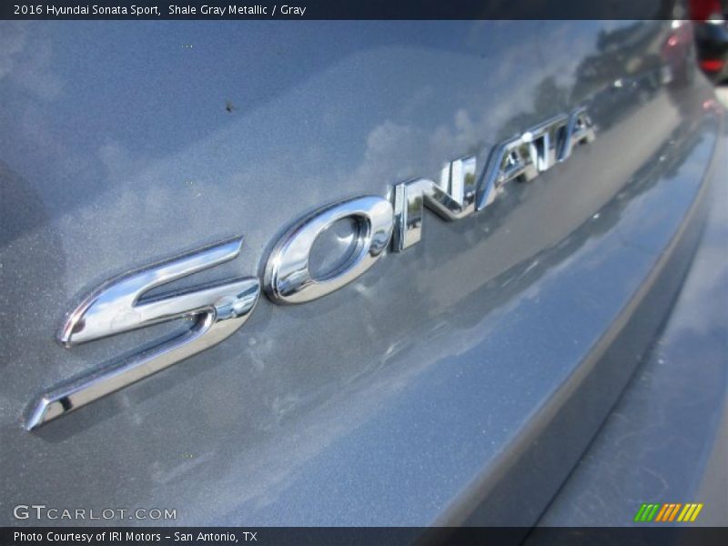 Shale Gray Metallic / Gray 2016 Hyundai Sonata Sport
