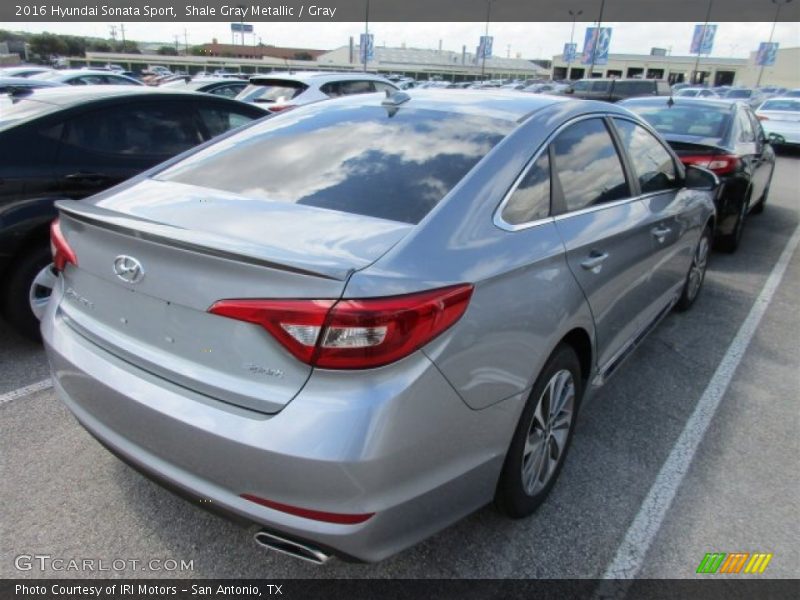 Shale Gray Metallic / Gray 2016 Hyundai Sonata Sport