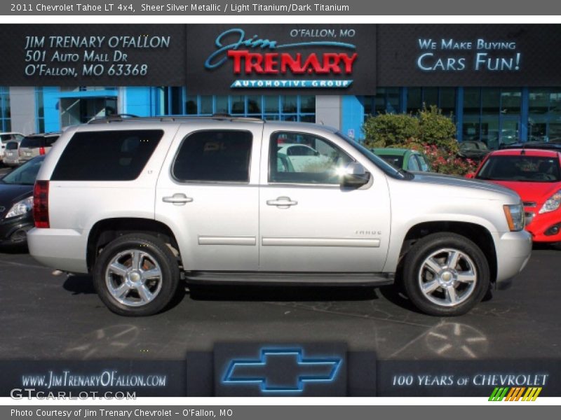 Sheer Silver Metallic / Light Titanium/Dark Titanium 2011 Chevrolet Tahoe LT 4x4