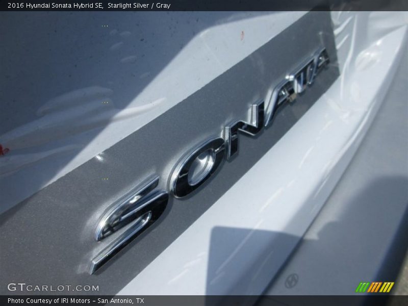 Starlight Silver / Gray 2016 Hyundai Sonata Hybrid SE