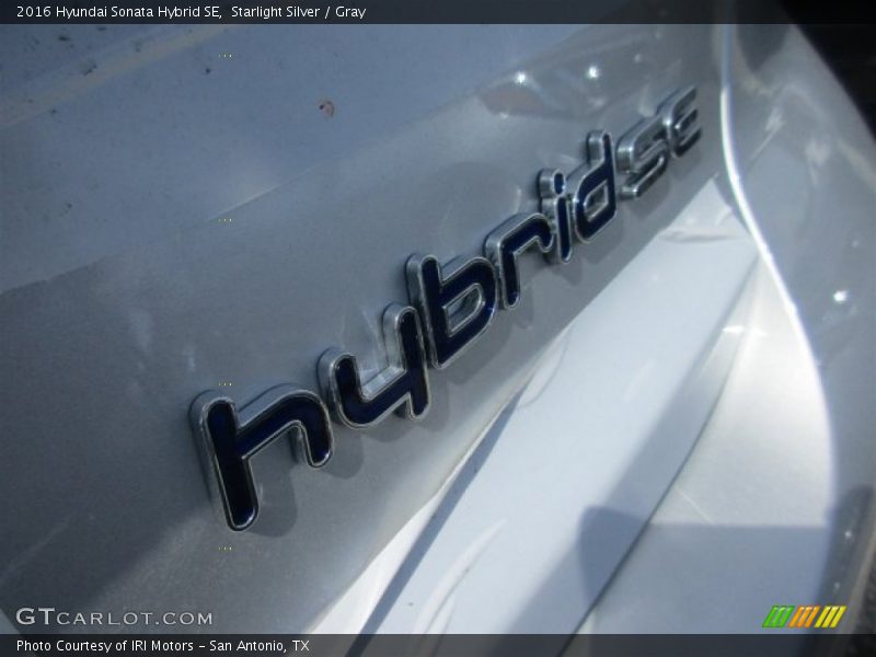 Starlight Silver / Gray 2016 Hyundai Sonata Hybrid SE