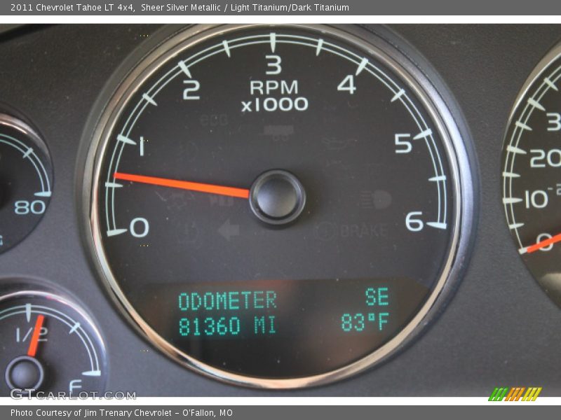 Sheer Silver Metallic / Light Titanium/Dark Titanium 2011 Chevrolet Tahoe LT 4x4