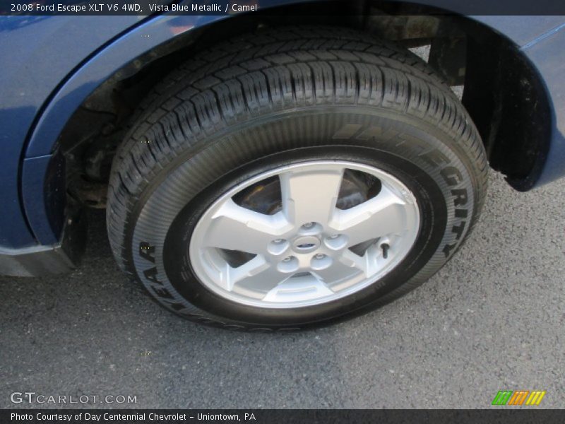 Vista Blue Metallic / Camel 2008 Ford Escape XLT V6 4WD